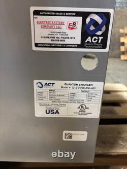 Act Quantum Q12-24/36-350-480 Forklift Battery Charger 480vac 3ph