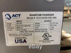 Act Quantum Q12-24/36-350-480 Forklift Battery Charger 480vac 3ph
