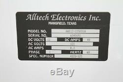 Alltech Electronics Forklift Battery Charger Used Very Little