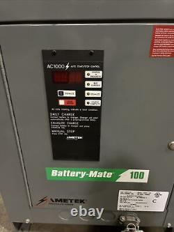 Ametek Battery-Mate 100 AC1000 Forklift Battery Charger. 24V, 3ph