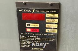 Ametek Battery-Mate 100 AC100 750H3-18G Forklift Battery Charger