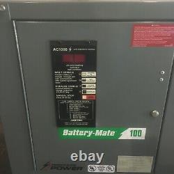 Ametek Battery-Mate 100 Forklift Battery Charger. 24V, 3ph