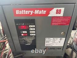 Ametek Battery-Mate 80 AC1000 Forklift Battery Charger. 24V