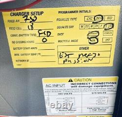 Ametek Eclipse II 925ec3-18s2 Forklift Battery Charger 2-circuits 480v 12/24/36v