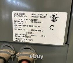 Ametek Forklift Battery Charger, 36-Volts, Model 1200H3-18G, Used