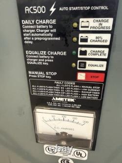 Ametek Prestolite 880H3-12G 24V AC500 Batt-Mate 100 Forklift Battery Charger 480