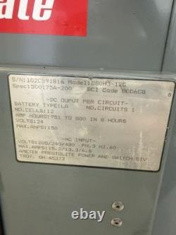 Ametek Prestolite 880H3-12G 24V AC500 Batt-Mate 100 Forklift Battery Charger 480