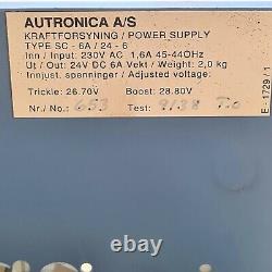 Autronica Power One SC-6/24-6Amps SMPS Microcontroller Based Battery Charger