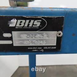 BHS BS-24-2-SL Forklift Battery Charger Roller Stand 48 x 40 With Charger Shelf