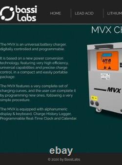 Bassi MVX battery charger 72 volt Forklift