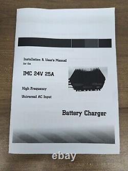 Battery Charger 24V 25A For JLG 1532E2 1932E2 2033E2 2646E2 3246E2