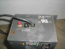 Battery Charger 24 Volt Forklift, 25 amps. 110 volts A/C
