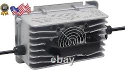 Battery Charger 48V 10A for Club Car Golf Cart with 3 Pin round Plug FREE SHIP