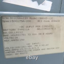 Battery Mate 880H3-12C 24V 150A Forklift Battery Charger 12-Cell 240/480V 880AH