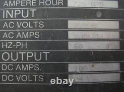 Bt 2300 24 Volt Forklift Battery Charger Model 12m875c23 Type La 12 Cell