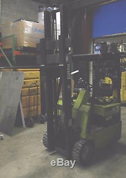 CLARK TM12 Electric forklift 24V with battery charger