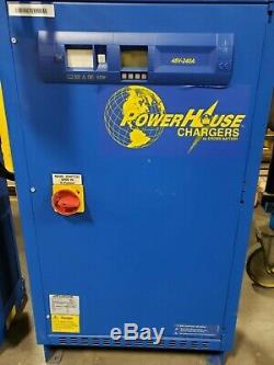 CROWN POWERHOUSE CHARGER 48V CR24HF3-240 Forklift Battery Charger up to 24 Cell