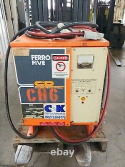 C&D 36V FERRO Automatic Forklift Battery Charger 511 TO 780 AMP HOUR SINGLE PH