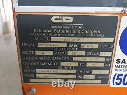 C&D 36V FERRO Automatic Forklift Battery Charger 511 TO 780 AMP HOUR SINGLE PH