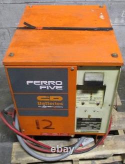 C&D Batteries Ferro Five FR6CE450 12V Forklift Battery Charger 95Amp 6 Cells
