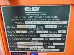 C&D Charter FR12CE550M 24 Volt FERRO Five Power Series Forklift Battery Charger