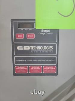 C&D FerroCharge IFR12CE510 24V Forklift Battery Charger 510AH 1PH TESTED