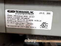 C&D Tech. Ferro Charge IFR18HK650, Forklift IFR Charger, 14A 18 Cells DC Out 36V