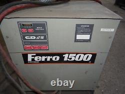 C&D Technologies Ferro 1500 24V Forklift Battery Charger 208/240/480 3PH 126A 2C