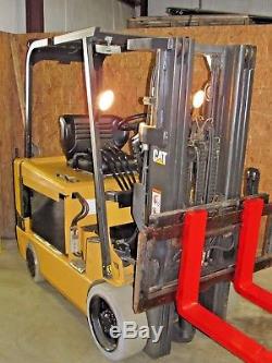 Caterpillar EC30K Electric 6,000lb Forklift, Refurbished Battery and Charger