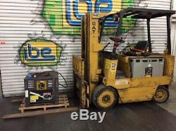 Caterpillar Electric Forklift Model M80B with48V Battery Charger- 8,000lb Capacity