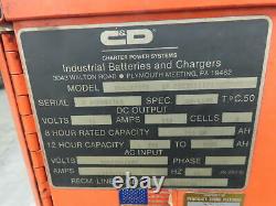 Charter Power Ferro Five FR Series Forklift Battery Charger 12V 750AH 1 Ph 480 V