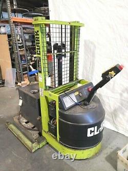 Clark 1500 Lb Fork Lift Model CSM7 with Hawker Power Guard Battery Charger