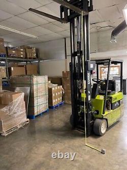 Clark TM20 Forklift, Electric #3,500, with Battery and Charger