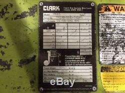 Clark TMG15 Electric Forklift & Battery Charger- 2500lb Capacity