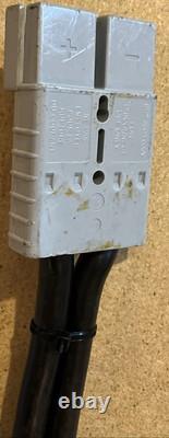 Copper Cable 2/0 Awg 10.5ft (X2 Cables) 600V Welding Forklift Battery Charging