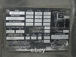 Crown 35RCTTS 36V Electric Close Quarters Stand-up Forklift with Battery Charger