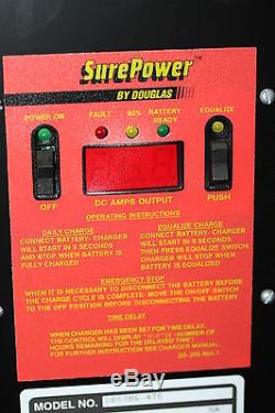 DBS3B6-475 Douglas 3 Phase Automatic Forklift Industrial 12 Volt Battery Charger