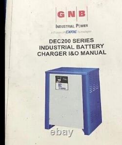 DEC20048V115T1H GNB Battery Charger By Exide Technologies NIB