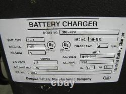 DOUGLAS 3B6-475L 3PH FORKLIFT BATTERY CHARGER 12V 12 volt VDC 95A 208/240/480V