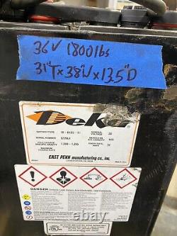 Deka 36 Volt Forklift Order Picker Battery
