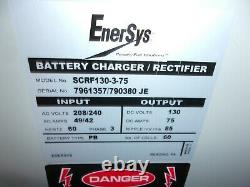ENERSYS 3ph FORKLIFT FLOAT BATTERY CHARGER RECTIFIER SCRF130-3-75