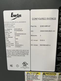 ENERSYS EXE3-MR-4Y Forklift Battery Charger 480VC 23PH 50/60HZ4/36/48V