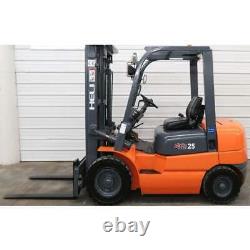 EP Heli CPYD-25S 5000LBS LPG Propane Forklift with Side Shift 189 Max Height