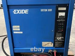 EXIDE ES3-18-680 SYSTEM 3000 36VDC FORKLIFT BATTERY CHARGER, Used, Pick Up