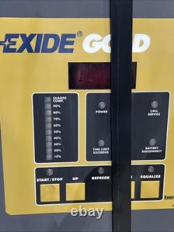 EXIDE GOLD WG1-12-865B FORKLIFT BATTERY CHARGER 24V 12Cell 208/240/480V