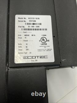 Elotec PowerPlus Access 10/36 Forklift Battery Charger 36-880-330C. X-312s
