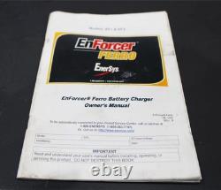 EnerSys EF3-12-550 Enforcer Ferro Forklift Battery Charger 208/240/480V