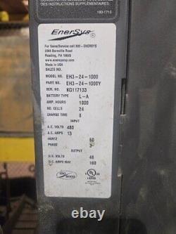 EnerSys Enforcer HF EH3-24-1000 24 Cell 48V Forklift Battery Charger 1000 Amp