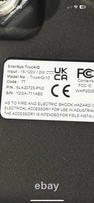 EnerSys Truck iQ Smart Battery Dashboard Monitors Forklift Battery Status Meter