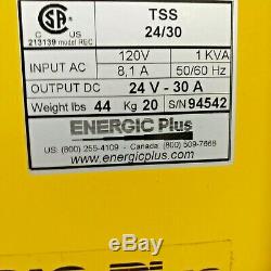 Energic Plus 24V / 30A 120V single phase Forklift Battery charger